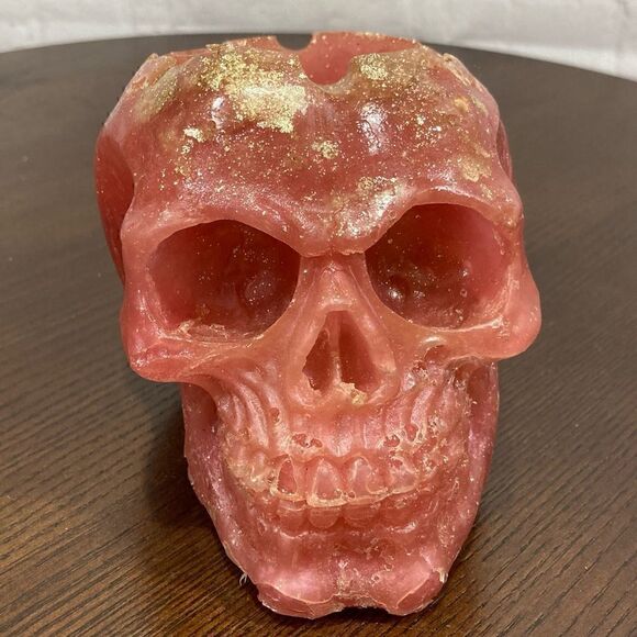 SKULL SHAPED EPOXY RESIN ashtray/planter - Picture 1 of 13